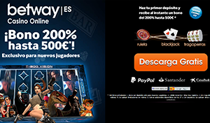 página inicial de Betway casino