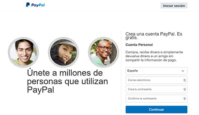  abrir cuenta e paypal primer paso